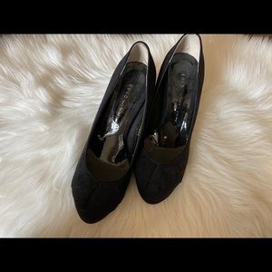 Suede heels